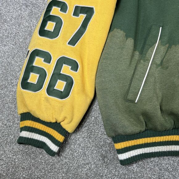 GREEN BAY PACKERS Vtg 1997 Letterman Varsity  Jacket Size XXL Super Bowl XXXI - Picture 6 of 16